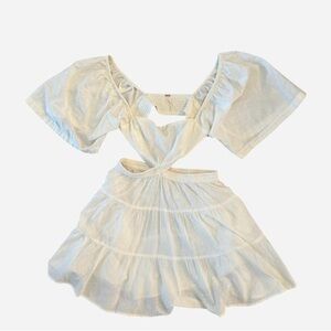 Free People White Mini Dress